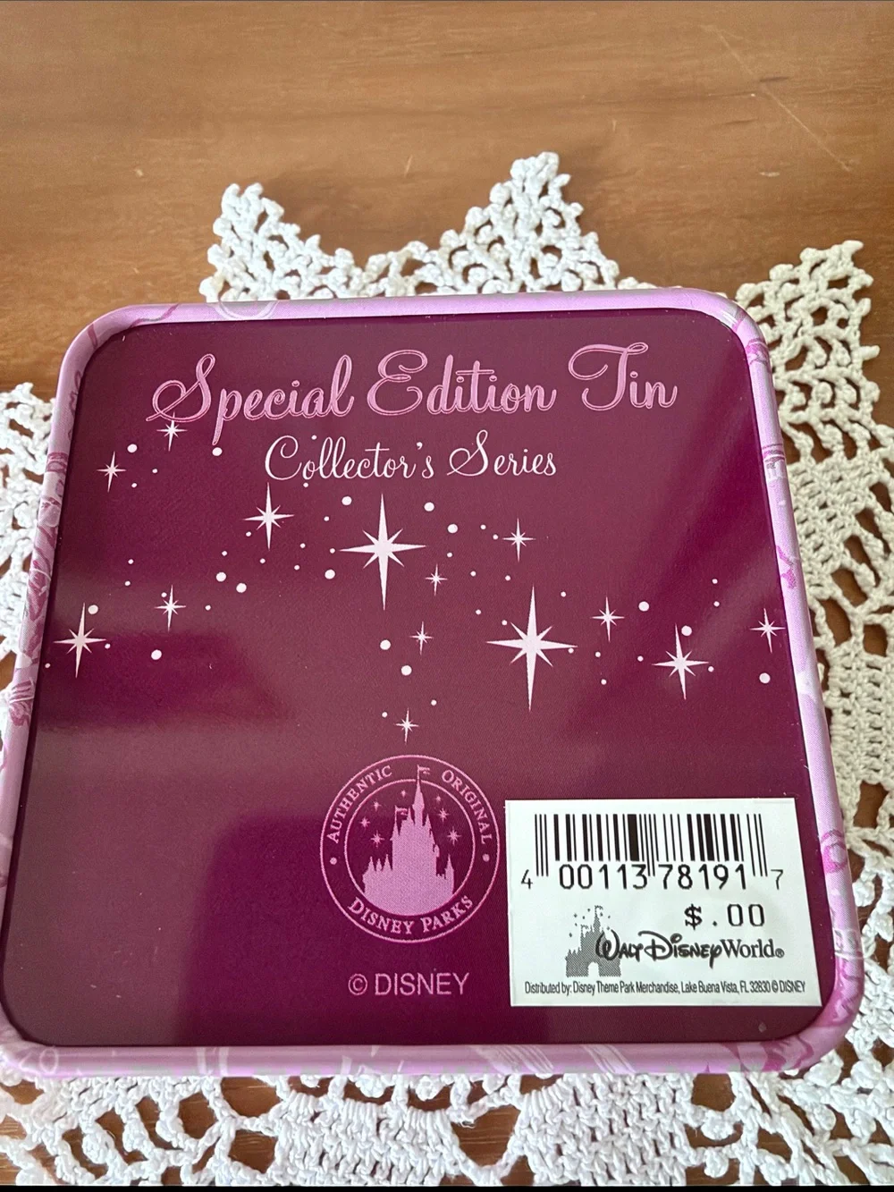 Disney Tinker Bell Decorative Tin